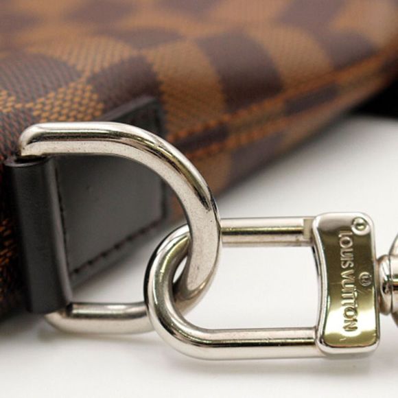 Louis Vuitton Damier Jake Tote Bag Ebene Brown - Picture 5 of 6